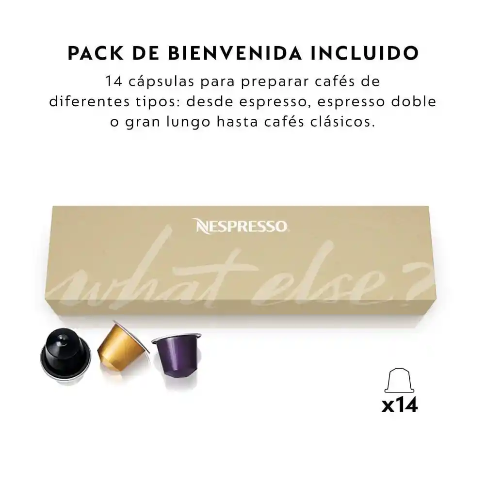 Nespresso Cafetera Essenza Mini Gris