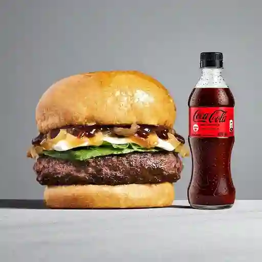 Combo John Stacker + Coca Cola Sin Azúcar 400 ml