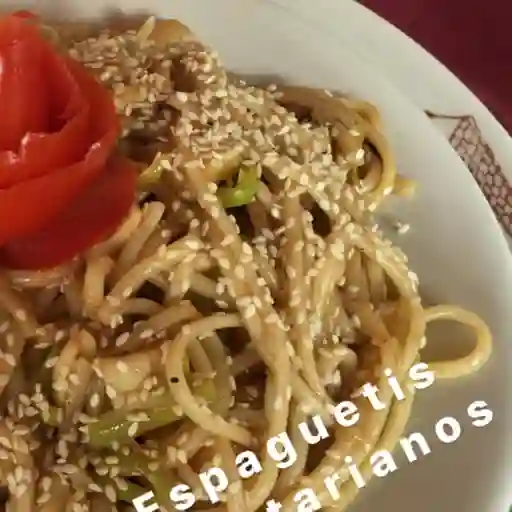 Espaguettis con Palmitos