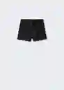 Short Lea Negro Talla 10 Niñas Mango