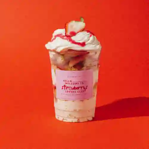 Fresas con Crema y Chocolate Grande