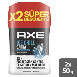 Axe Antitranspirante en Barra Ice Chill
