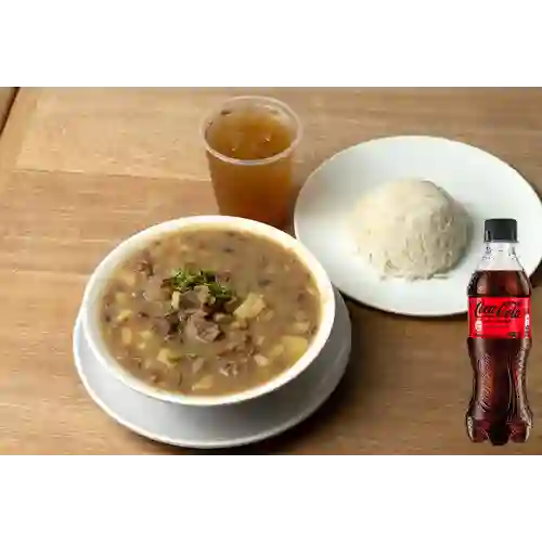 Combo Sancocho de Guandúl +Cocacola S/az 400ml
