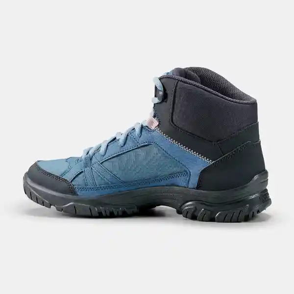 Quechua Botas Senderismo Para Mujer Azul Talla 39 NH100