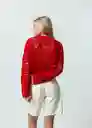 Saco Tejido Mujer Rojo Adrenalina Medio Talla L 482G037 Naf Naf