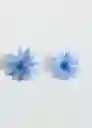 Pendientes Maca Azul Talla 99 Mujer Mango