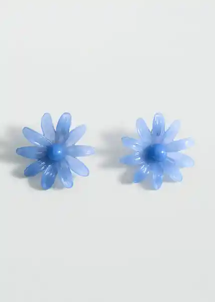 Pendientes Maca Azul Talla 99 Mujer Mango