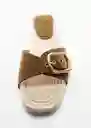 Sandalias Nani 1 Khaki Talla 41 Mujer Mango