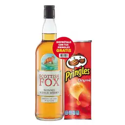 Scottish Fox Whisky Blended Scotch + Pringles