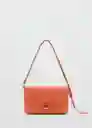 Bolso M Verdejo Naranja Talla 99 Mujer Mango