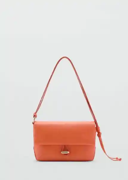 Bolso M Verdejo Naranja Talla 99 Mujer Mango