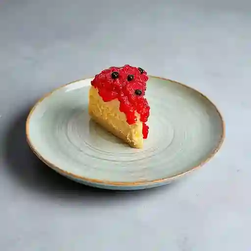 Porción de cheesecake 