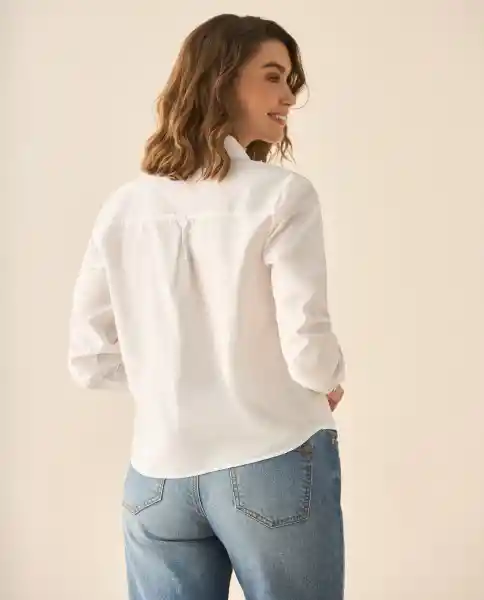 Camisa Blanco Radiante Claro Talla M 113G001 Esprit
