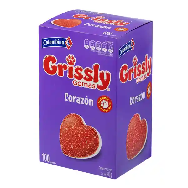 Grissly Gomitas Corazon