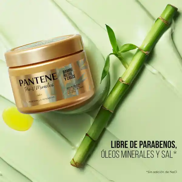 Pantene Shampoo Bambú + Mascarilla Capilar Pro-V Miracles