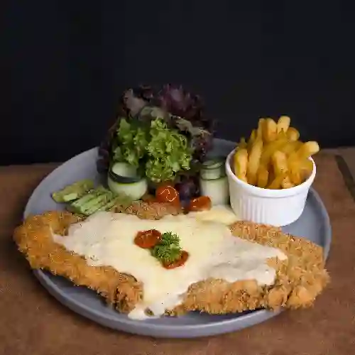 Milanesa a la Bechamel