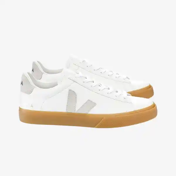 Veja Tenis Campo Mujer Natural-Blanco 41