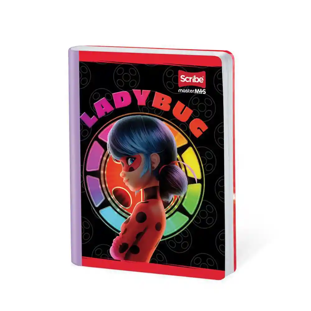 Cuaderno Ladybug+ Rayado 100 Hojas Cosido Scribe