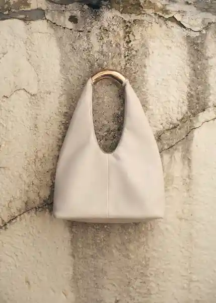 Bolso M Bernard Offwhite Talla 99 Mujer Mango