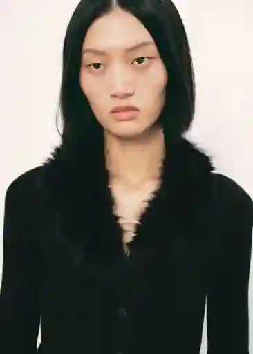 Cárdigan Maddie Negro Talla L Mujer Mango