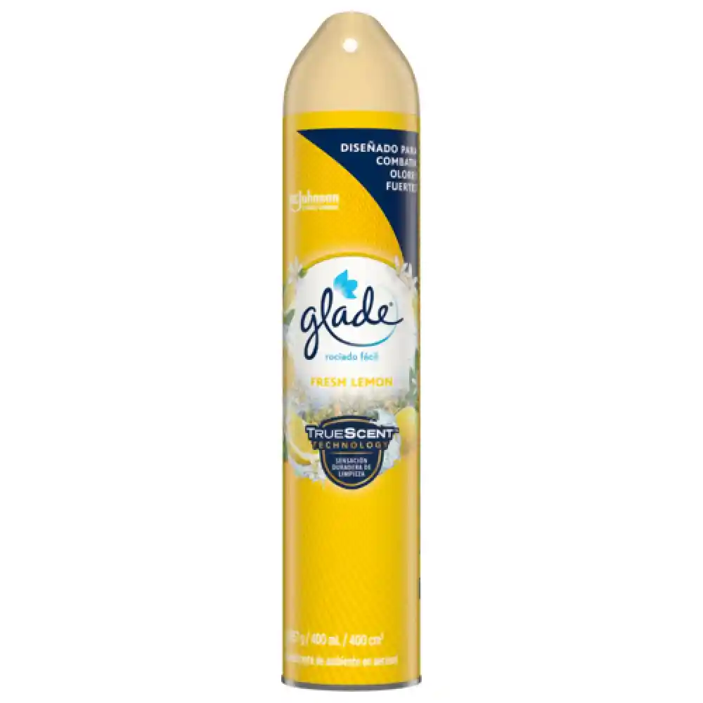 Glade Ambientador Aerosol Fresh Lemon , 400ml