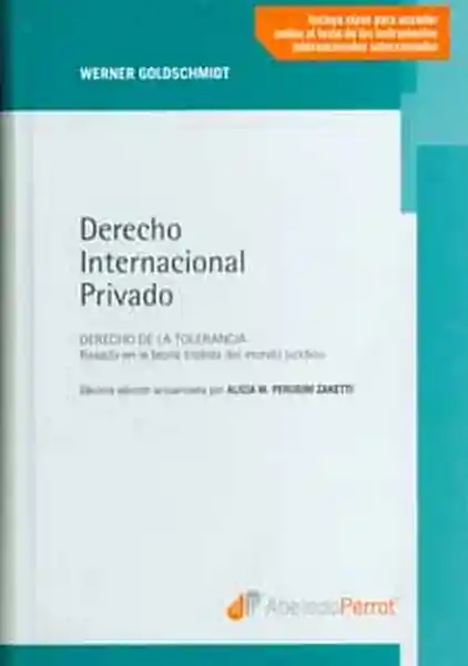 Derecho Internacional Privado. Derecho de la Tolerancia - VV.AA