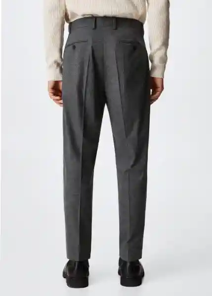 Pantalón Paris Gris Talla 38 Hombre Mango