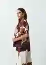 Camisa Pamella Mujer Crudo Novia Claro Talla ML 412G302 Naf Naf