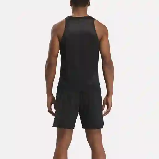 Reebok Short Speedwick Singlet Polos Hombre Negro Talla M