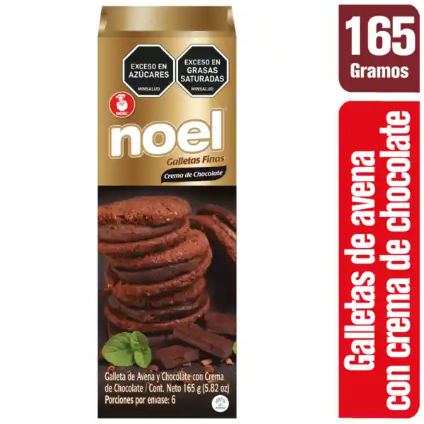 Noel Galletas Finas con Crema de Chocolate 