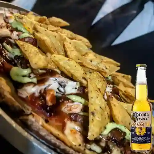 Combo Pizza Texas + Cerveza Corona