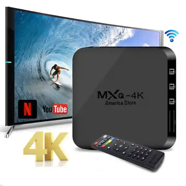 Mxq-4K Convertidor tv Box 8 Gb Ram 1 Gb Convierte tv a Smart