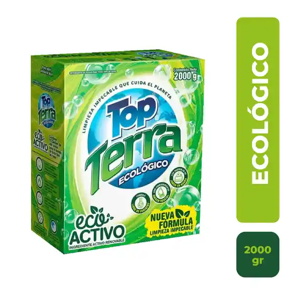 Top Terra Detergente en Polvo 2000 g