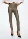 Leggings Spgroto3 Khaki Talla L Mujer Mango