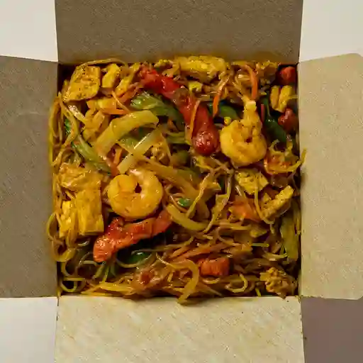 Fideos de arroz al estilo singapur 500gr