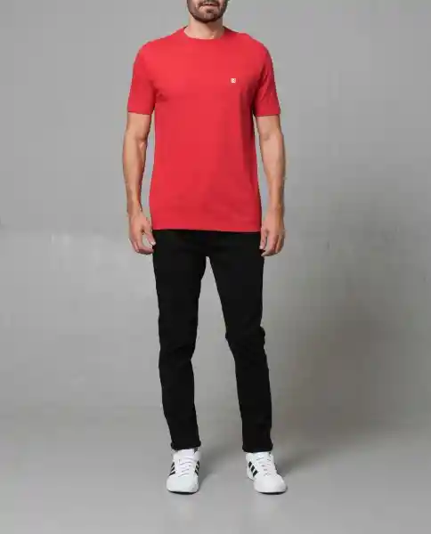 Camiseta Hombre Rojo M 100G101_ROJ191757 Rifle
