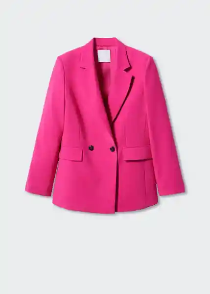 Blazer Americana Tempo Fucsia Talla 18 Mujer Mango