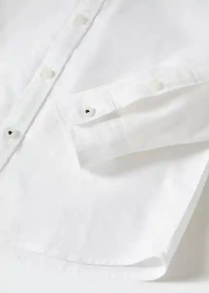 Camisa Oxfordb Blanco Talla 69 Niños Mango