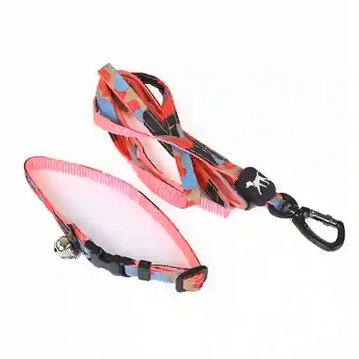 Yoi Set Collar + Correa Rojo 120 cm