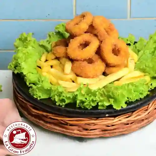 Anillos de Calamares Apanados