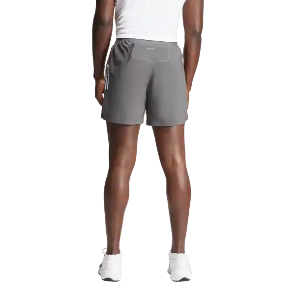 Adidas Short Pantaloneta Otr B Para Correr Hombre Gris Talla XL7