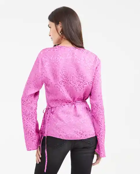 Camisa Kimono Blouse Femenino Morado Talla XS Chevignon