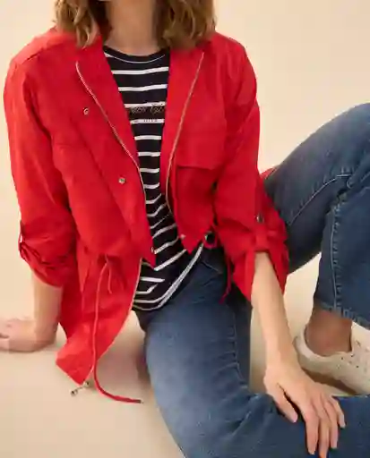 Chaqueta Rojo Mineral Medio Talla L 122G021 Esprit