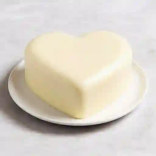 Corazon Chocolate Blanco 14 Cm