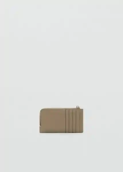 Tarjetero G Martes2 Khaki Talla 99 Mujer Mango