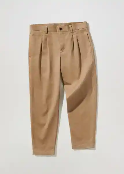 Pantalón Etna Camel Talla 42 Hombre Mango