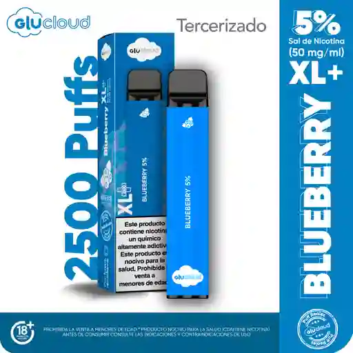 Glucloud Vape Blueberry XL / 2500 Puff