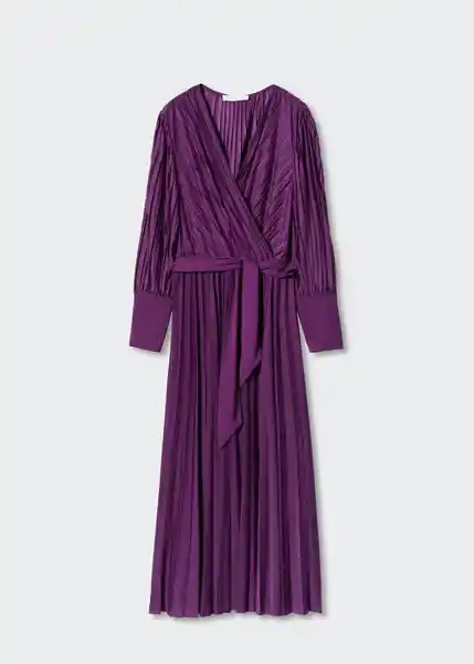 Vestido Eleni-A Morado Talla XS Mujer Mango