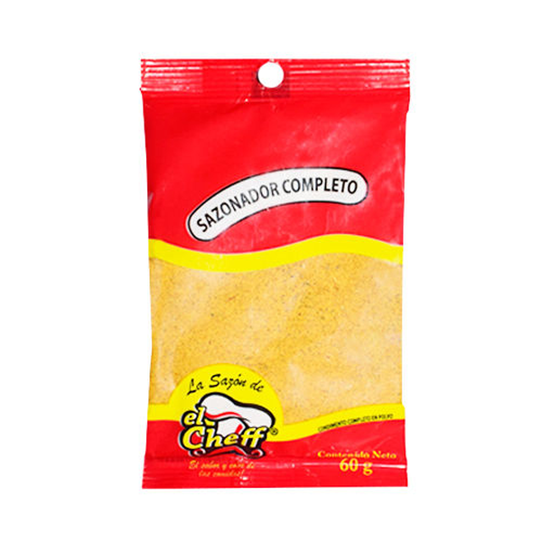 El Cheff Condimento Completo 60 g
