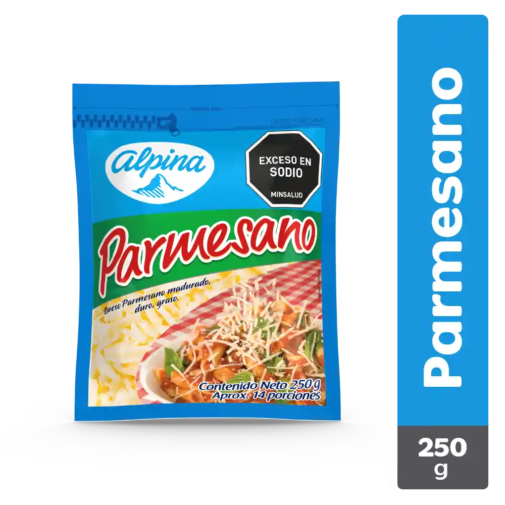 Alpina Queso Parmesano Rallado 250 g